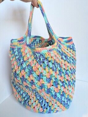 NEW, Crochet market bag, handmade